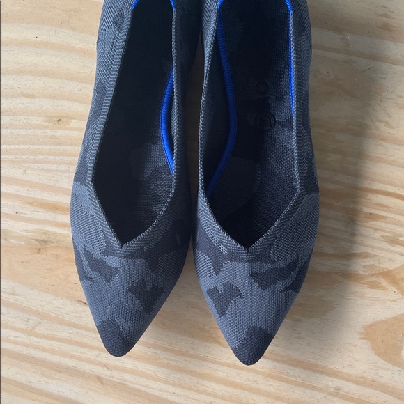 Rothy's Black and Blue Camouflage Flats - Picture 2 of 13